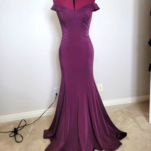 Off Shoulder Evening Gown or Prom Dress
